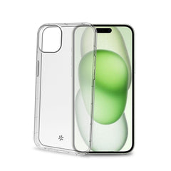 HEXAGEL - Cover trasparente semi rigida, ultra resistente in Poliuretano + Policarbonato compatibile con Apple iPhone 15 Plus [IPHONE 15 CASES]