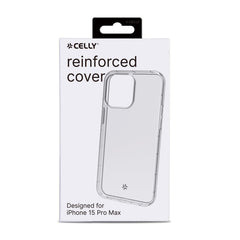 HEXAGEL - Cover trasparente semi rigida, ultra resistente in Poliuretano + Policarbonato compatibile con Apple iPhone 15 Pro Max [IPHONE 15 CASES]