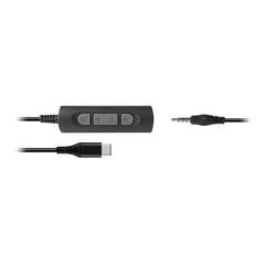 HHEADM-CJM  CUFFIA MONOAURALE CON MICROFONO USB-C E JACK 3.5mm + TELECOMANDO