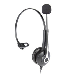 HHEADM-CJM  CUFFIA MONOAURALE CON MICROFONO USB-C E JACK 3.5mm + TELECOMANDO