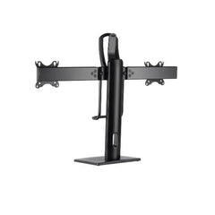 HM-SPMSD200  Supporto da tavolo per 2 monitor regolabile in altezza. Attacco VESA. Max 2 x 27" / 6Kg