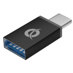 HUB USB 3.0 4-PORTE in ALLUMINIO con Adattatore da USB-C a USB-A