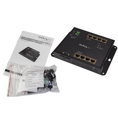Switch GbE a 8 porte PoE+ con 2 SFP