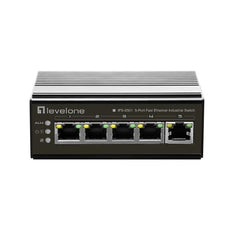 LEVELONE IFS-0501 - SWITCH INDUSTRIALE 5-PORTE FAST ETHERNET, DIN-RAIL, -40°- +75°