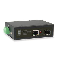 LEVELONE IGC-0101 - MEDIA CONVERTER INDUSTRIALE da RJ45 a SFP GIGABIT, 1x Uscita PoE, 30W, -40°C - +75°C