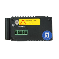LEVELONE IGP-0502 - SWITCH INDUSTRIALE 5-PORTE GIGABIT, 802.3at/af PoE, 120W, DIN-Rail, -40°C +75°C