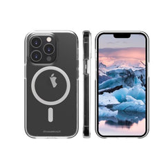 Iceland Pro - Custodia per iPhone 14 Pro in 100% Plastica Riciclata - Trasparente
