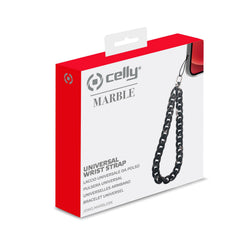 JEWELMARBLE -Laccio da polso effetto marmo nero universale per smartphone [SUMMER]