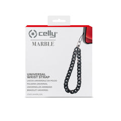 JEWELMARBLE -Laccio da polso effetto marmo nero universale per smartphone [SUMMER]