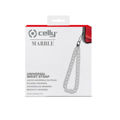 JEWELMARBLE -Laccio da polso effetto marmo bianco universale per smartphone [SUMMER]