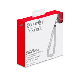 JEWELMARBLE -Laccio da polso effetto marmo bianco universale per smartphone [SUMMER]