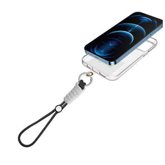 JEWELNYL -Laccio da polso in Nylon colore nero universale per smartphone [SUMMER]