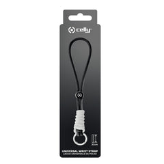 JEWELNYL -Laccio da polso in Nylon colore nero universale per smartphone [SUMMER]