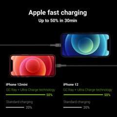 Green Cell GC Ray USB - Cavo Lightning 200cm per iPhone, iPad, iPod, LED bianco, ricarica rapida