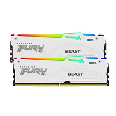 64GB (2x32GB) DDR5 5200MT/s CL40 FURY Beast White RGB XMP