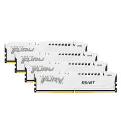 128GB 5200MT/s DDR5 CL40 DIMM (Kit of 4) FURY Beast White XMP
