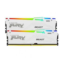 64GB (2x32GB) DDR5 5600MT/s CL40 FURY Beast White RGB XMP
