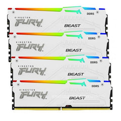 64GB (4x16GB) DDR5 6000MT/s CL40 FURY Beast White XMP