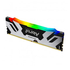 Kingston - FURY 16GB DDR5 6400MT/s CL32 Renegade Silver/Black RGB XMP