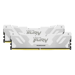 FURY Renegade White 32GB (16GB x2) DDR5 6400MT/s Memory DIMM, XMP