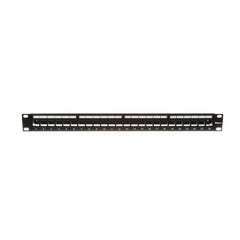 Keystone All Metal Patch Panel, 24 porte, 1 RU, Black