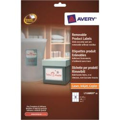 Etichette rimovibili per prodotti, rettangolari, 62 x 89 mm