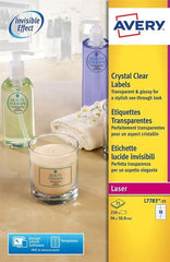 Etichette trasparenti lucide