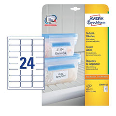 Etichette per freezer