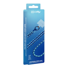 LACETBRAIDED - Laccio da collo lunghezza 1.2 mt in Nylon con badge trasparente universale per smartphone [SUMMER]