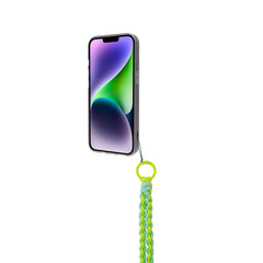 LACETBRAIDED - Laccio da collo lunghezza 1.2 mt in Nylon con badge trasparente universale per smartphone [SUMMER]