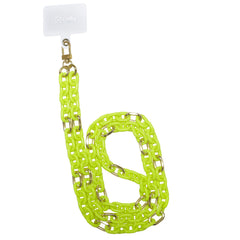 LACETCHAIN - Laccio da collo lunghezza 1.2 mt in Nylon con badge trasparente universale per smartphone [SUMMER]
