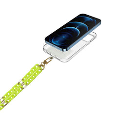 LACETCHAIN - Laccio da collo lunghezza 1.2 mt in Nylon con badge trasparente universale per smartphone [SUMMER]