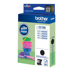 Cartuccia inchiostro Nera Brother LC221BK