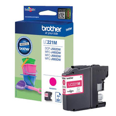 Cartuccia inchiostro Magenta Brother LC221M