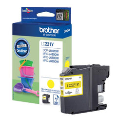 Cartuccia inchiostro Gialla Brother LC221Y