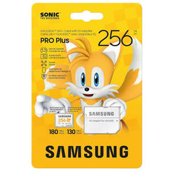 Sonic PRO Plus microSD Memory Card 256GB con adattatore