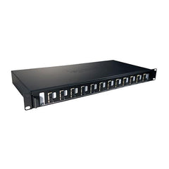 CASSETTO FO 1U CON 12 SCD MM NERO