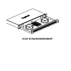 CASSETTO FO 1U CON 24 LCD MM NERO