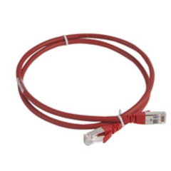 PATCH S/FTP CAT. 6A - LSZH - ROSSO 1M