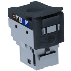 24 PRESE CAT 6A UTP LCS  KEYSTONE TOOLLESS RJ45 ACCIAIO