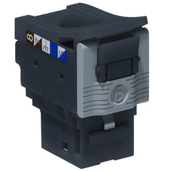 24 PRESE CAT 6 UTP LCS  KEYSTONE TOOLLESS RJ45 NERO