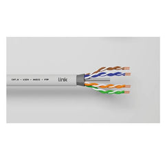 CAVO SOLIDO SCHERMATO FTP PER RETI CATEGORIA 6 LSZH AWG23 IN RAME MATASSA MT 305 CLASSE CPR ECA