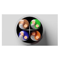 CAVO SOLIDO UTP PER RETI CATEGORIA 6A LSZH AWG23 IN RAME MATASSA MT 305 CLASSE CPR ECA