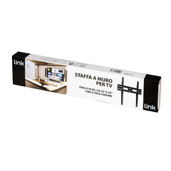 STAFFA A MURO PER TV FINO A 50 KG, DA 32 A 55" FINO A VESA 400X400 27 MM DISTANZA DAL MURO