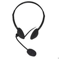 CUFFIA CON MICROFONO ORIENTABILE CON CONNETTORE USB