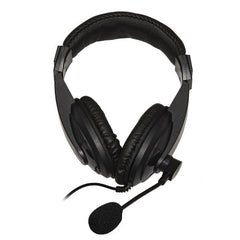 CUFFIA AUDIO CON MICROFONO ORIENTABILE CONNETTORE 1X3,5MM