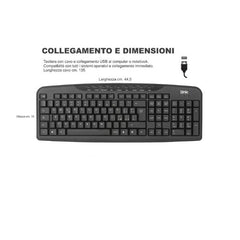TASTIERA ITALIANA MULTIMEDIA USB