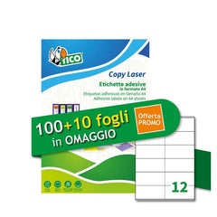 ETICH LASER 105x48 100+10 ff OMAGGIO