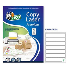 COPY LASER - ETICHETTE IN CARTA BIANCA - 190 x 38 - BIANCO