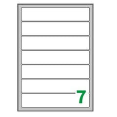 COPY LASER - ETICHETTE IN CARTA BIANCA - 190 x 38 - BIANCO